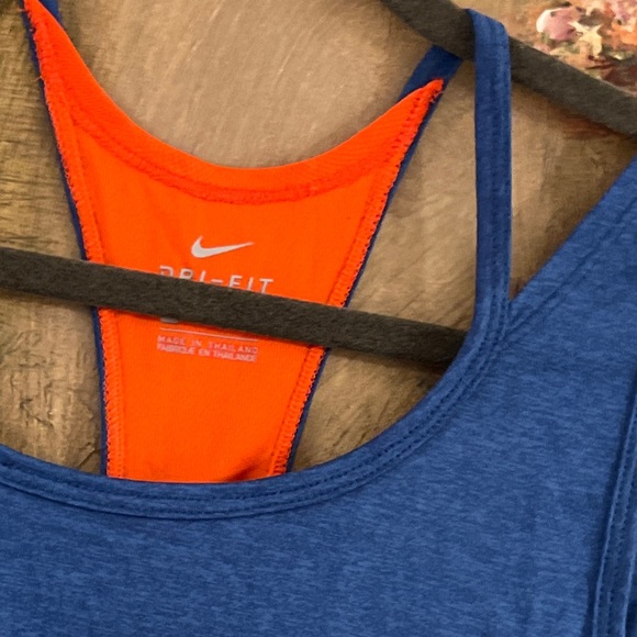 NWT Nike dri-fit Florida Gators GATOR NATION Racerback Blue TANK Top LOOSE FIT M - Picture 2 of 8